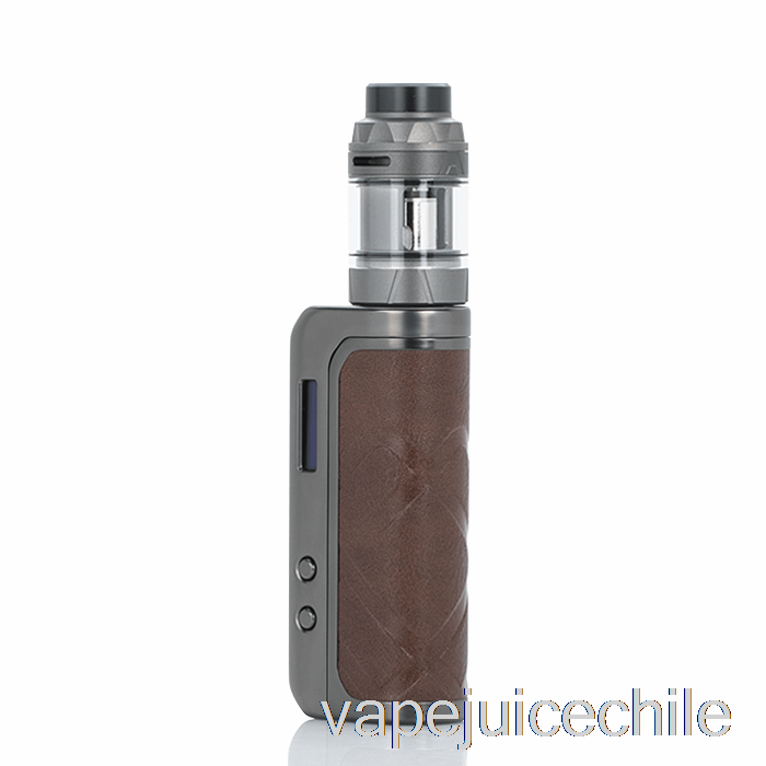 Vape Vhile Augvape Foxy One 120w Kit De Inicio Cuero Marrón Bronce